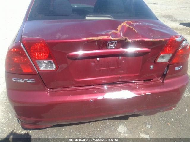 2005 HONDA CIVIC SDN EX VIN: 2HGES26775H531894