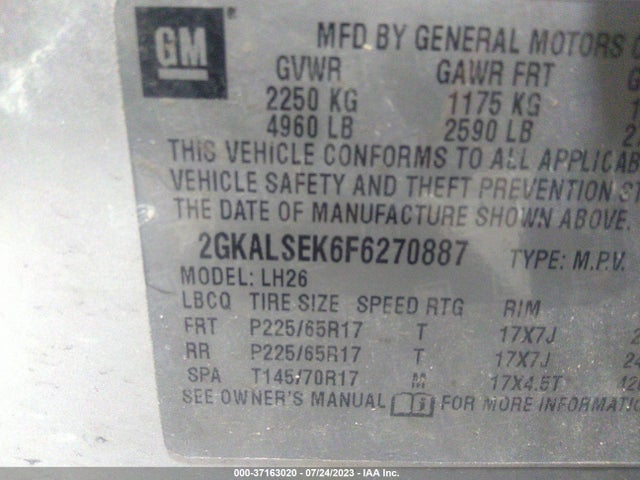 GMC Terrain Slt 2015 2GKALSEK6F6270887 Image 9