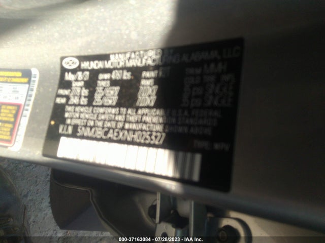 Hyundai TUCSON SEL 2022 5NMJBCAEXNH025327 Image 9