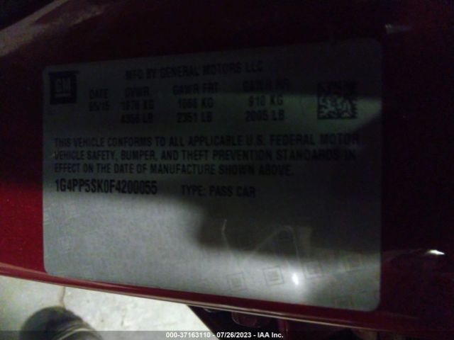 1G4PP5SK0F4200055 Buick Verano