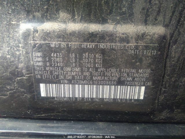 4S3BMBC61E3008686 Subaru Legacy 2.5i Premium