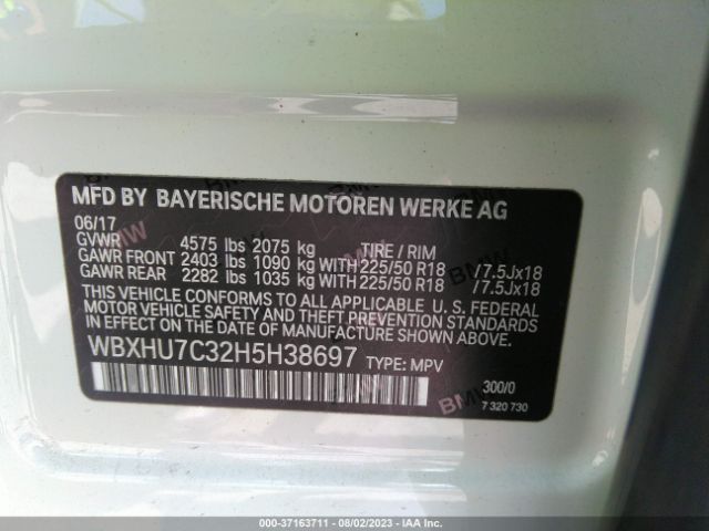 WBXHU7C32H5H38697 BMW X1 Sdrive28i