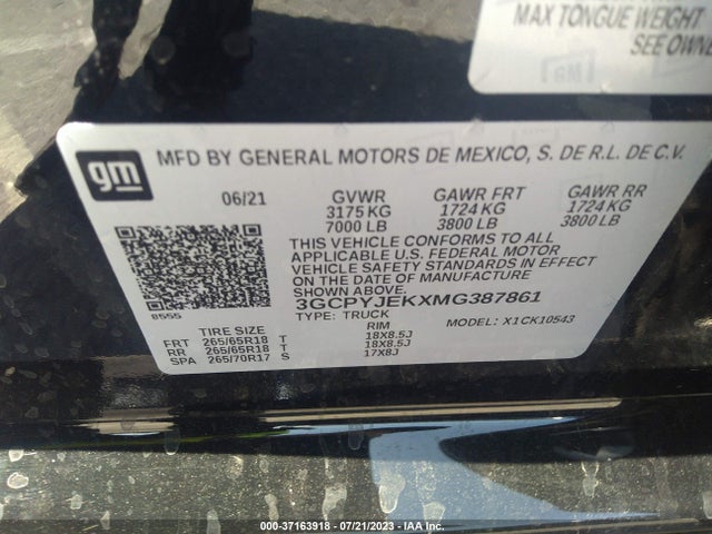 Chevrolet Silverado 1500 Lt 2021 3GCPYJEKXMG387861 Image 15