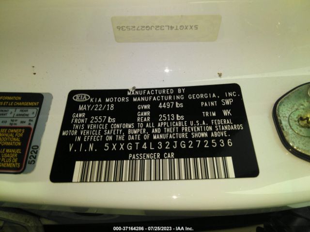 5XXGT4L32JG272536 KIA Optima Lx