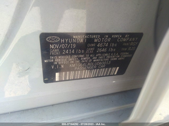 Genesis G70 2.0t Rwd 2020 KMTG64LA0LU060013 Image 9