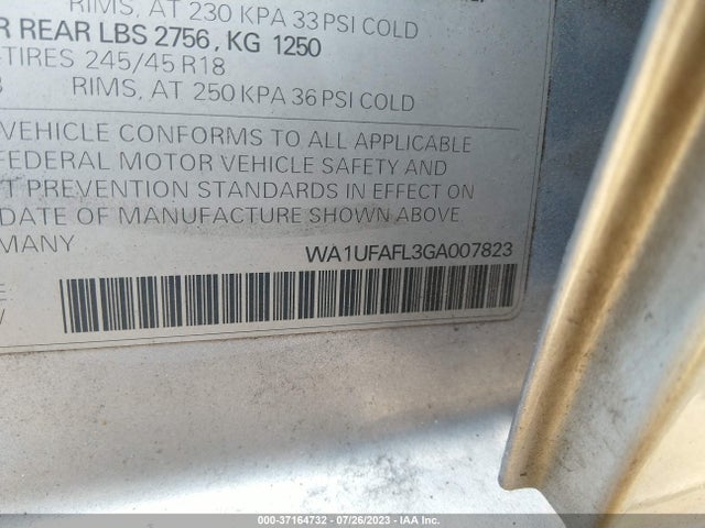 WA1UFAFL3GA007823 Audi Allroad 2.0t Premium