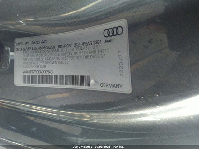 WAULFAFR0EA000943 Audi A5 Premium Plus