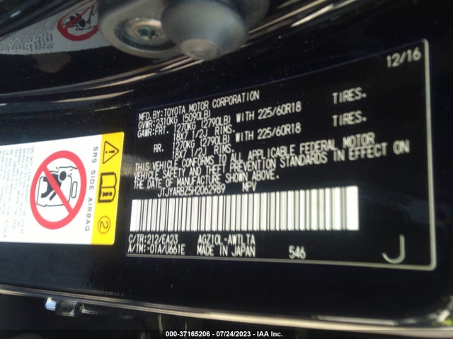 JTJYARBZ5H2062989 Lexus Nx Nx Turbo