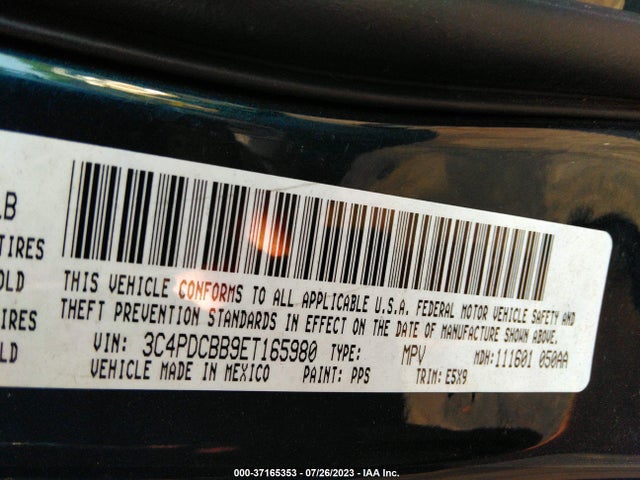 Dodge Journey Sxt 2014 3C4PDCBB9ET165980 Image 9