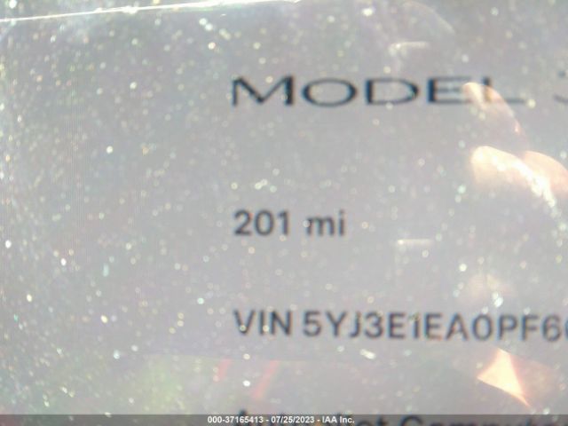 5YJ3E1EA0PF602432 Tesla MODEL 3