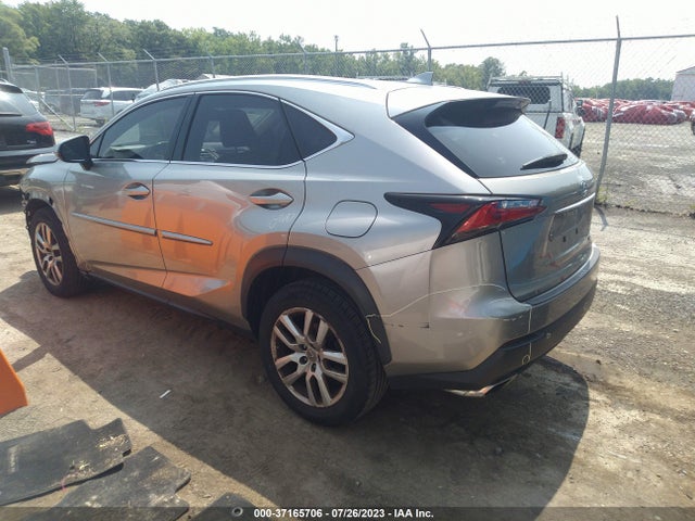2015 LEXUS NX 200T VIN: JTJBARBZ3F2001563