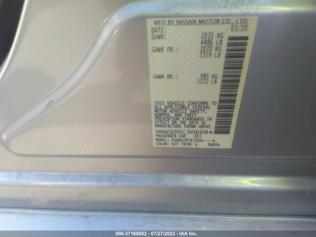 1N4AZ1CP2LC306084 Nissan LEAF SV