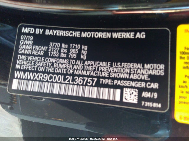 2020 Mini Hardtop, VIN: WMWXR9C00L2L36757