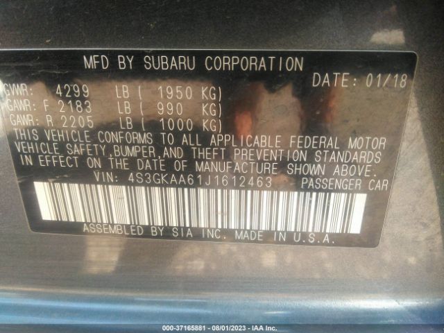 4S3GKAA61J1612463 Subaru Impreza