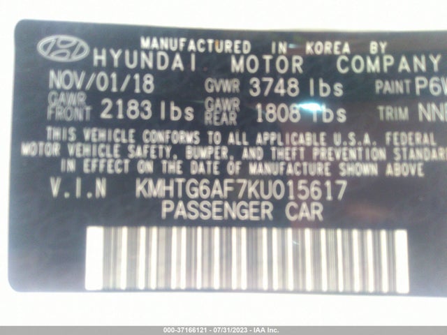 Hyundai Veloster 2.0 2019 KMHTG6AF7KU015617 Image 16