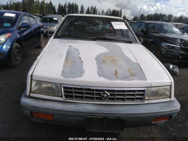 1991 PLYMOUTH SUNDANCE VIN: 1P3XP48D4MN623705