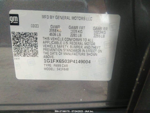Chevrolet Bolt Ev 2lt 2023 1G1FX6S03P4149004 Image 9