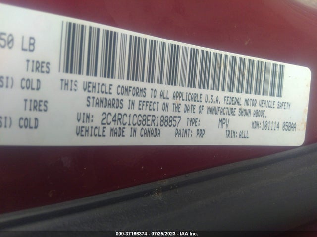 2C4RC1CG8ER188857 Chrysler Town & Country Touring-l