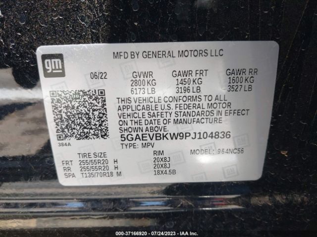5GAEVBKW9PJ104836 Buick Enclave Premium