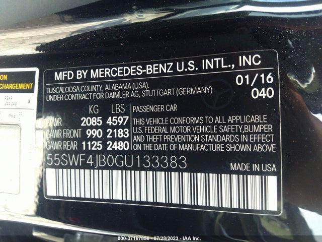 Mercedes-Benz C-class C 300 2016 55SWF4JB0GU133383 Image 15