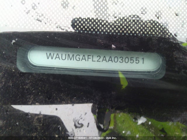 2010 AUDI S4 PRESTIGE VIN: WAUMGAFL2AA030551