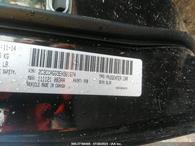 Chrysler 300 300s 2014 2C3CCAGG9EH381674 Image 9