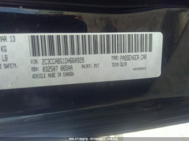 2013 CHRYSLER 300 300S VIN: 2C3CCABG1DH660929