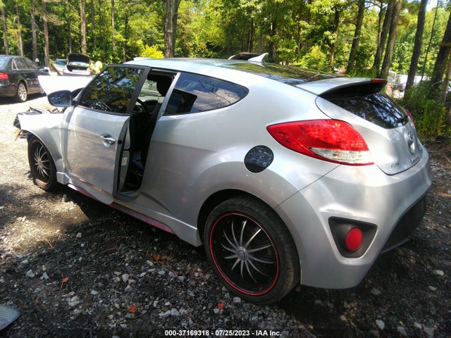 2013 HYUNDAI VELOSTER TURBO W/BLUE INT VIN: KMHTC6AEXDU171706