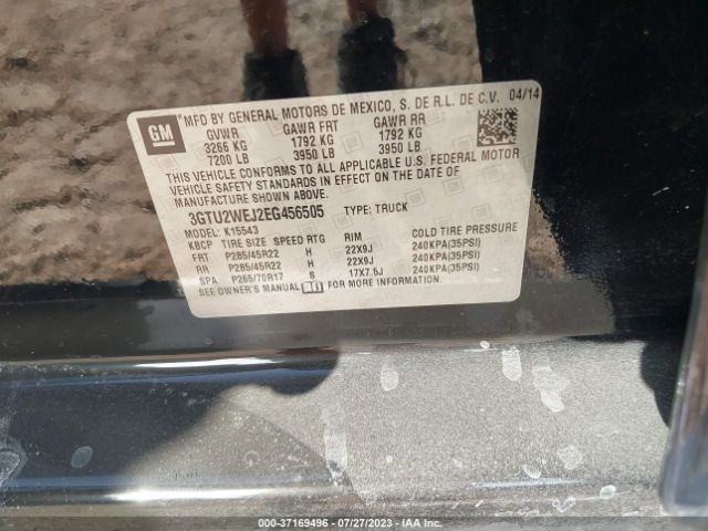 3GTU2WEJ2EG456505 GMC Sierra 1500 Denali