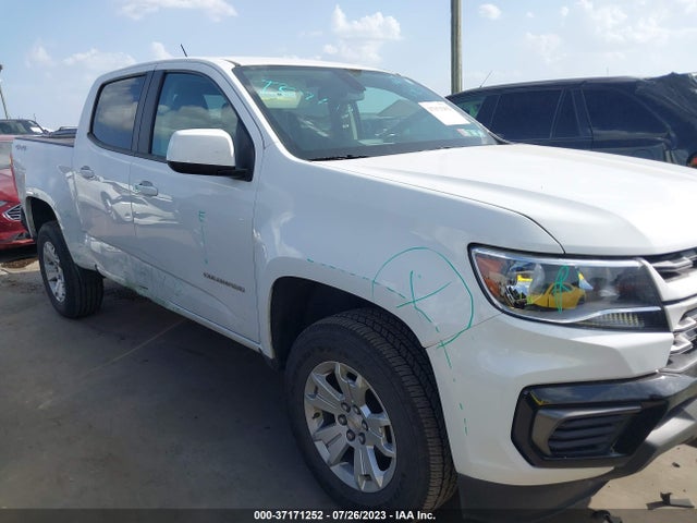 2021 CHEVROLET COLORADO 4WD LT VIN: 1GCGTCEN8M1127932
