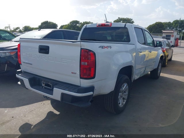 2021 CHEVROLET COLORADO 4WD LT VIN: 1GCGTCEN8M1127932
