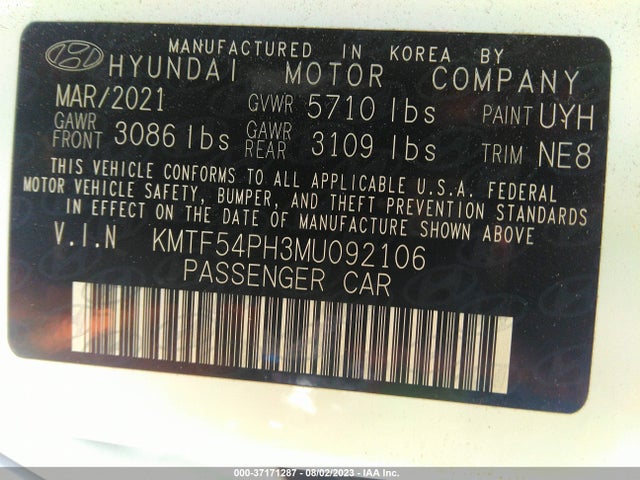 2021 Genesis G90, VIN: KMTF54PH3MU092106