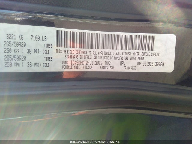 Dodge Durango R/t 2015 1C4SDHCT2FC113862 Image 9