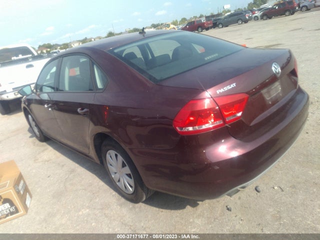 2012 VOLKSWAGEN PASSAT S VIN: 1VWAP7A39CC020913