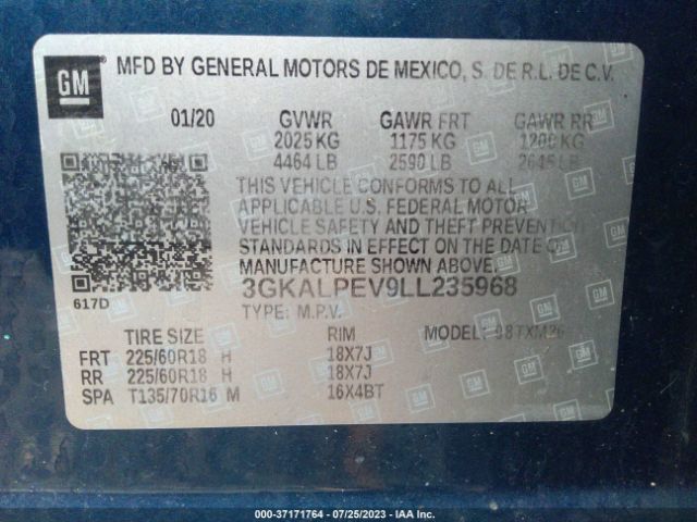3GKALPEV9LL235968 GMC Terrain Slt