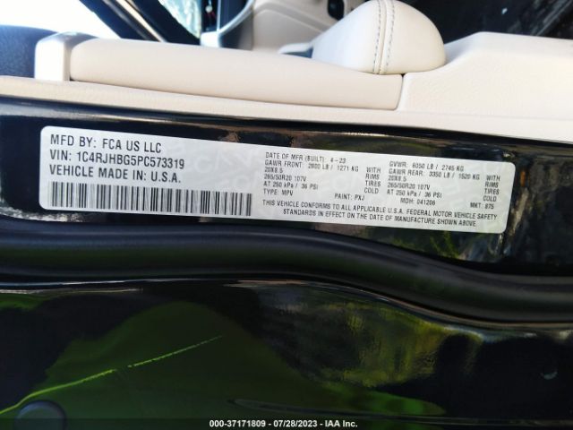1C4RJHBG5PC573319 Jeep Grand Cherokee Limited