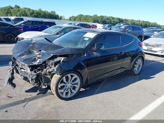 2012 HYUNDAI VELOSTER BASE W/GRAY VIN: KMHTC6AD8CU050419