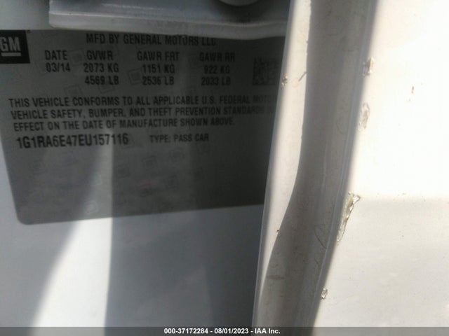 Chevrolet Volt 2014 1G1RA6E47EU157116 Image 9