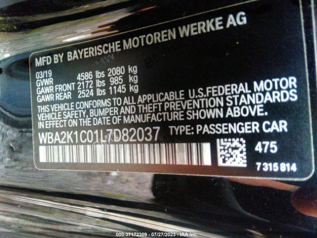 WBA2K1C01L7D82037 BMW 2 Series 230i Xdrive