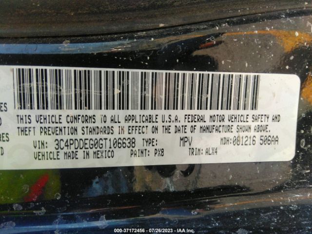 3C4PDDEG0GT106638 Dodge Journey R/t