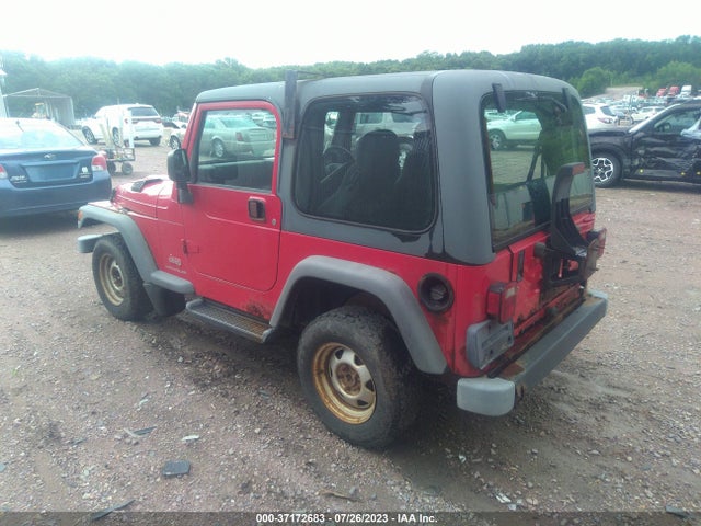 2003 JEEP WRANGLER SPORT VIN: 1J4F449S63P336428