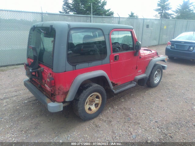 2003 JEEP WRANGLER SPORT VIN: 1J4F449S63P336428