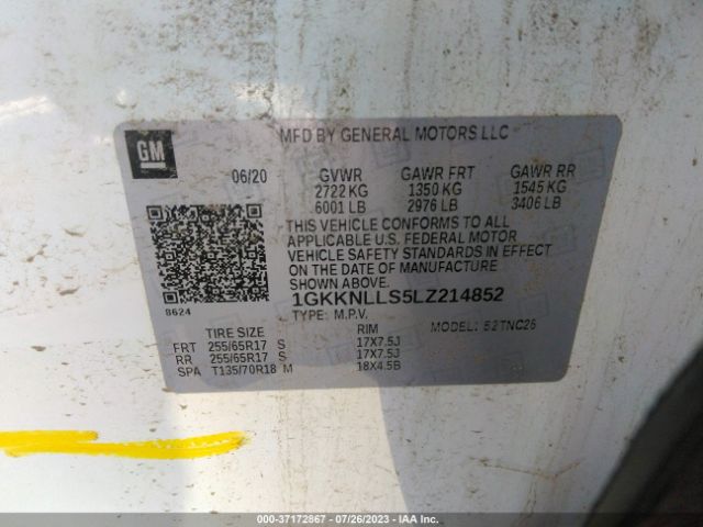 1GKKNLLS5LZ214852 GMC Acadia At4