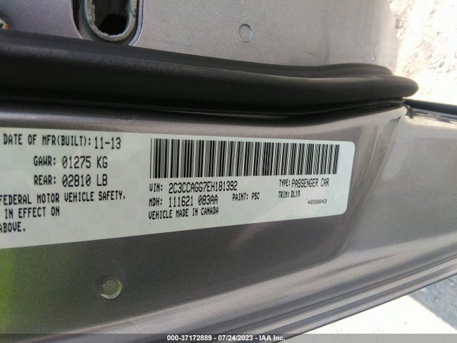 2C3CCAGG7EH181392 Chrysler 300 300s
