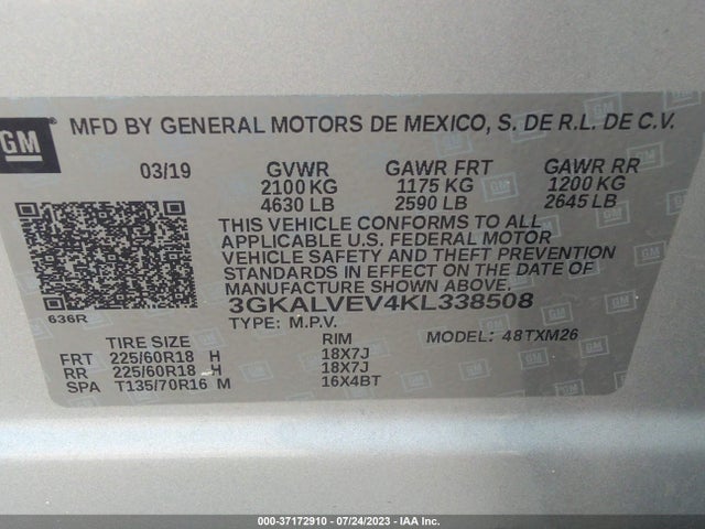 GMC Terrain Slt 2019 3GKALVEV4KL338508 Image 15
