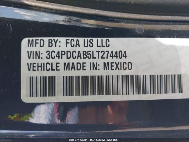 3C4PDCAB5LT274404 Dodge Journey Se Value