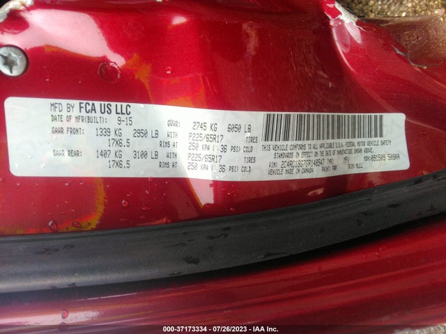 2C4RC1BG7GR148547 Chrysler Town & Country Touring