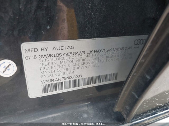 WAUFFAFL7GN008008 Audi A4 Premium Plus