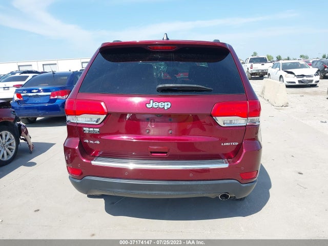 2016 JEEP GRAND CHEROKEE LIMITED VIN: 1C4RJFBG1GC497571