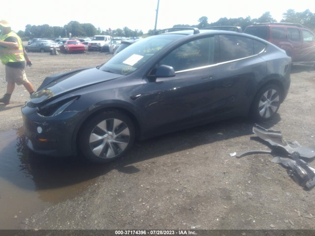 2021 TESLA MODEL Y LONG RANGE VIN: 5YJYGDEE6MF198245